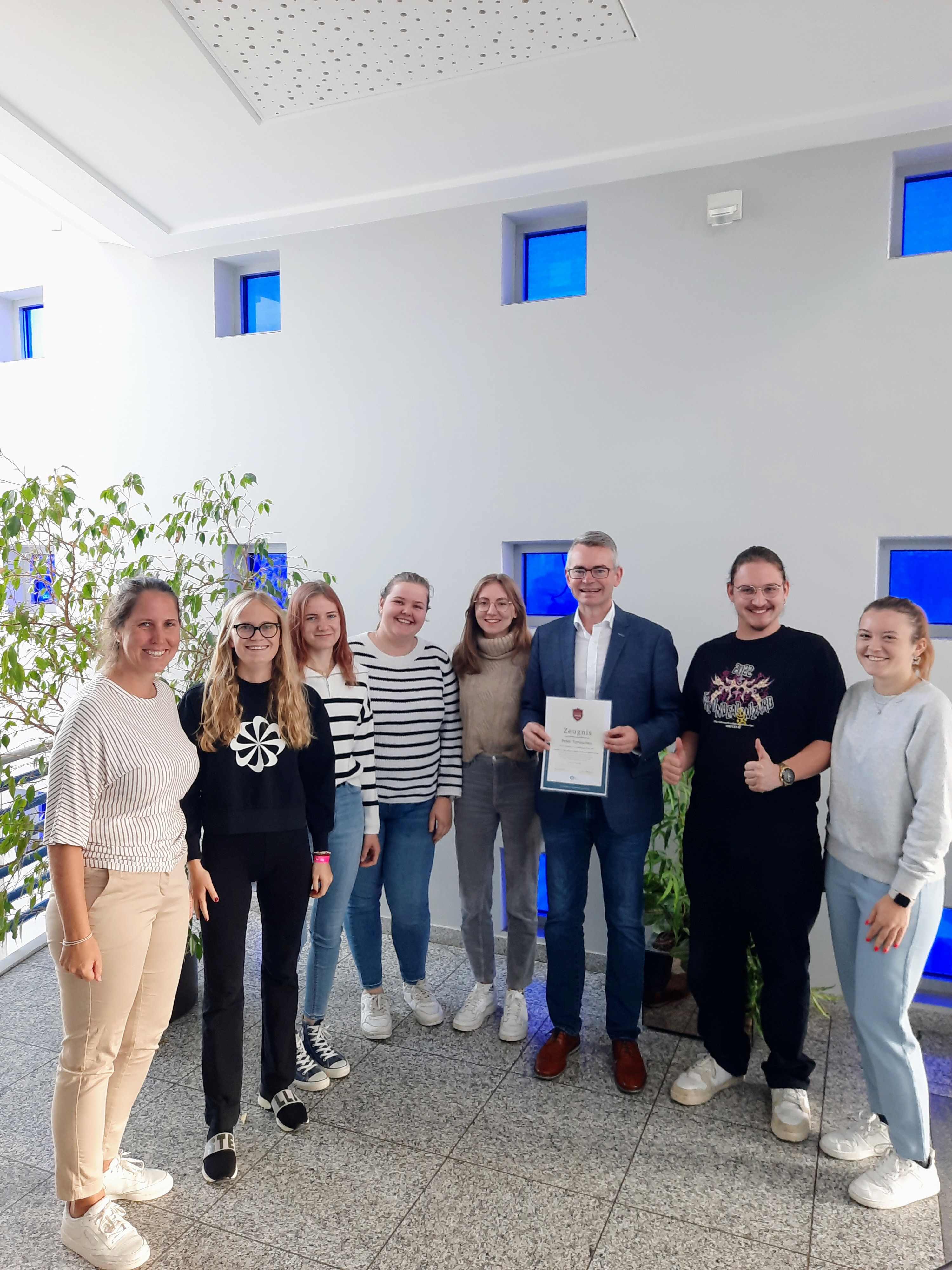 Herr Peter Tomaschko, MdL zu Besuch bei der Fachakademie für Sozialpädagogik Mering